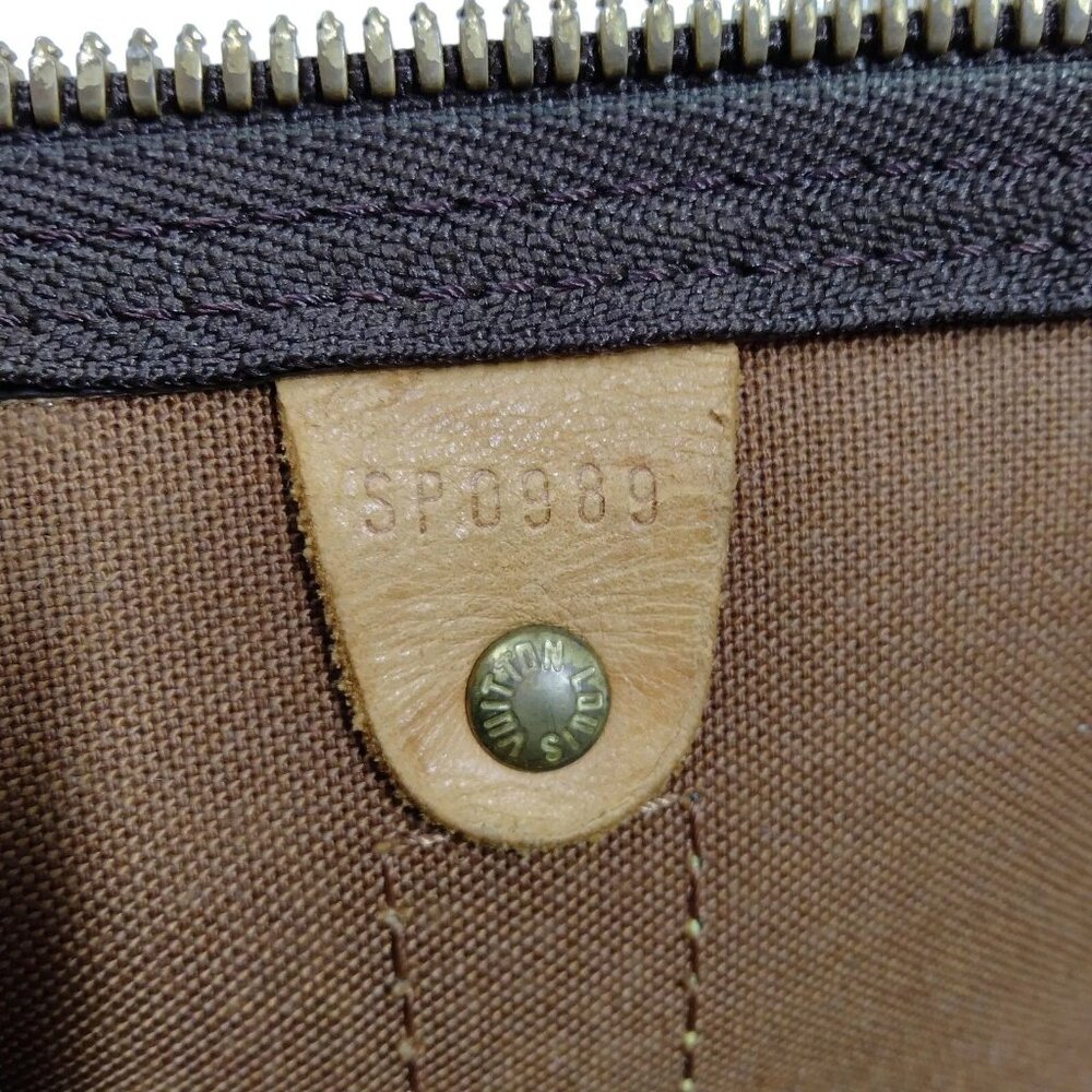226380AH (S6) Louis Vuitton Travel Bag Keepall 45 Brown Monogram - Picture 8 of 9